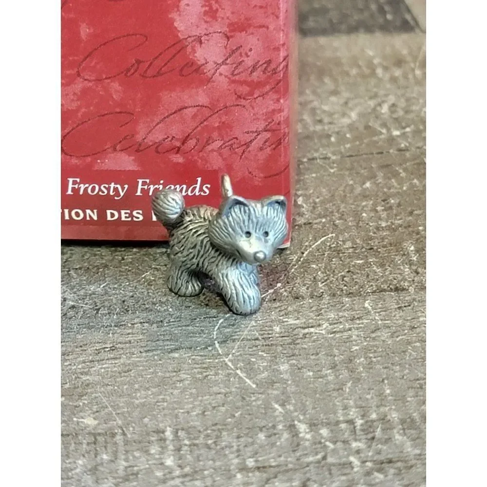 Hallmark husky Frosty friends mini ornament Xmas‎ decor